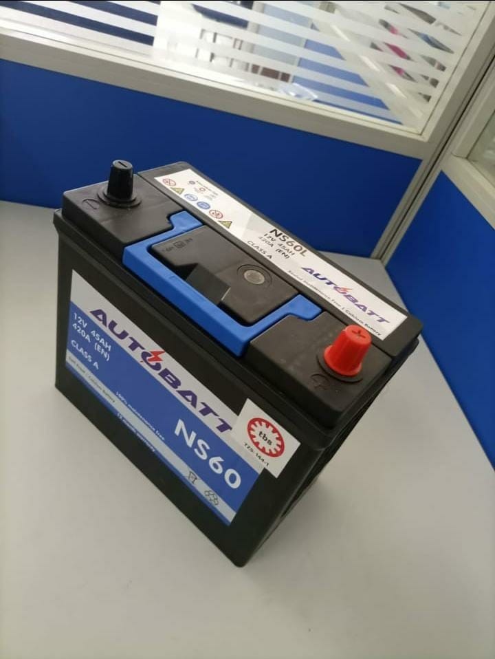 AUTOBATT NS60 – MAINTENANCE-FREE BATTERY FOR SMALL & MID-SIZE VEHICLES